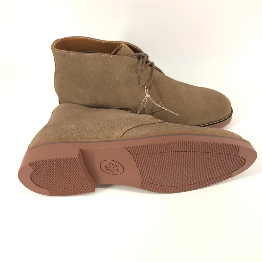 Dockers Mens Nigel Chukka Ankle Boot Suede Tan Size 11 Leather NWOB